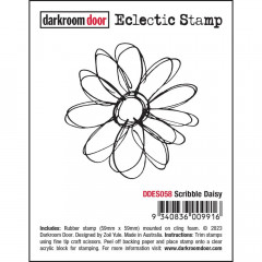 Darkroom Door Cling Stamps - Eclectic Scribble Daisy