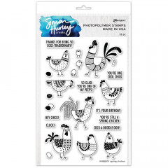 Simon Hurley Clear Stamps - Spring Chicken