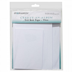 49 And Market - Create-An-Album - Tall Book Pages - White