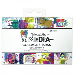 Dina Wakley Media Collage Sparks Collection 1