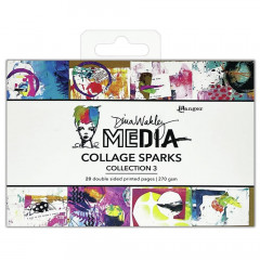 Dina Wakley Media Collage Sparks Collection 3