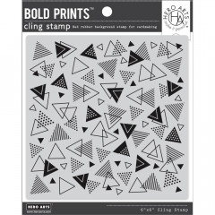Hero Art Cling Stamps - Triangle Mix Bold Prints