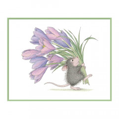 Spellbinders Cling Stamps - House Mouse - Bouquet For You