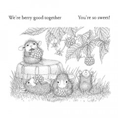 Spellbinders Cling Stamps - House Mouse - Berry Good