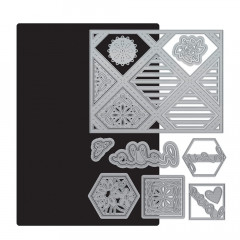 Tonic Studios Die Set - Hexagon & Diamond Tiles