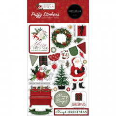 Carta Bella - Puffy Stickers - A Wonderful Christmas