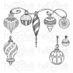 Cling Stamps - Sparkling Holiday Ornaments