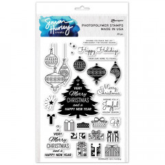 Simon Hurley Clear Stamps - Retro Holiday