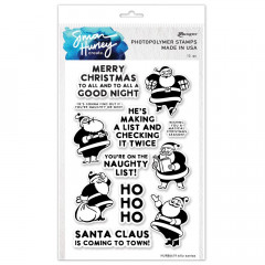 Simon Hurley Clear Stamps - Silly Santas