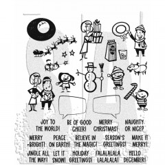 Cling Stamps Tim Holtz - Christmas Cartoons