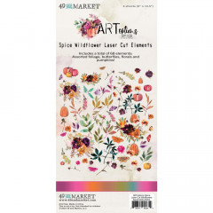 49 and Market - ARToptions Spice - Laser Cut Outs - Wildflowers