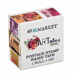 49 And Market - Postage Stamp Washi Tape - ARToptions Spice