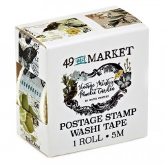 49 And Market - Postage Stamp Washi Tape - Vintage Artistry - Moonlit Garden
