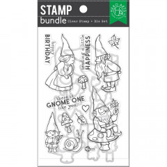 Hero Arts - Clear Stamps & Cutting Dies - Happy Gnomes