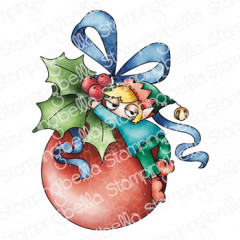 Stamping Bella - Cling Stamps - Oddball Christmas Ornament Elf