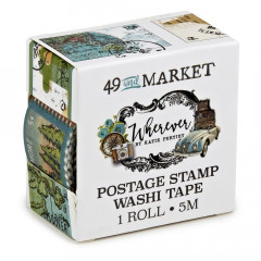 49 And Market - Postage Stamp Washi Tape - Wherever