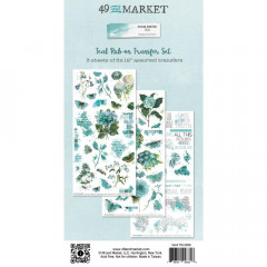 49 And Market - Color Swatch: Teal - 6x12 Rub-On Transfer