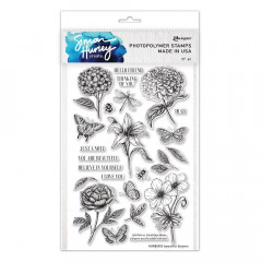 Simon Hurley Clear Stamps - Beautiful Blooms