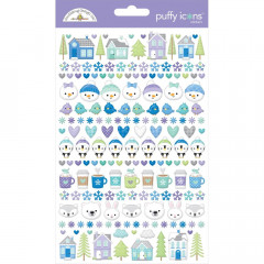 Snow Much Fun - Puffy Icons Sticker