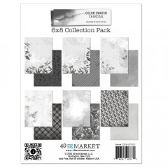 49 And Market - Color Swatch: Charcoal - 6x8 Collection Pack