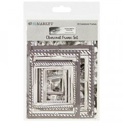 Chipboard Frames - Color Swatch: Charcoal