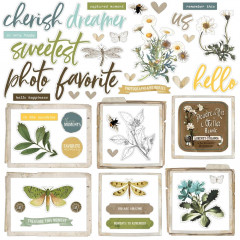 49 and Market - Collection Bundle With Custom Chipboard - Krafty Garden