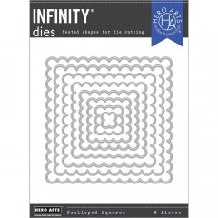Hero Arts Infinity Dies - Square Scallop