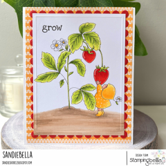 Stamping Bella - Cling Stamps - Bundle Girl Loves Strawberries