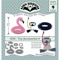 Karen Burniston Die - Tiny Accessories 4 - Beach