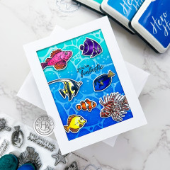 Hero Arts Clear Stamps - Tropical Fishes