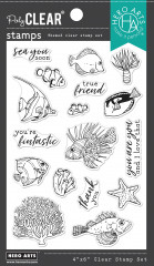 Hero Arts Clear Stamps - Tropical Fishes