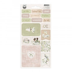 Chipboard Sticker - Love and Lace 01