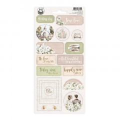 Chipboard Sticker - Love and Lace 02