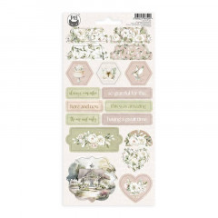 Chipboard Sticker - Love and Lace 03
