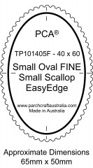 Fine Small Oval Outside Small Scallop EasyEdge