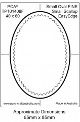 Fine Small Oval Inside Small Scallop EasyEdge