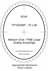 FINE Medium Oval Outside Large Scallop EasyEdge