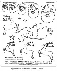 EMBOSSING Easy Christmas Elements 1 Template