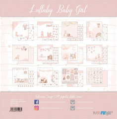 Lullaby Baby Girl 8x8 Scrap Paper Pack