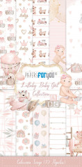 Lullaby Baby Girl 6x12 Slim Scrap Paper Pack