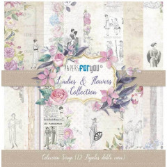 Ladies and Flowers 12x12 Paper Pack
