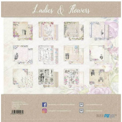 Ladies and Flowers 12x12 Paper Pack