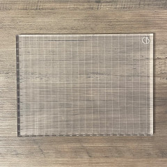 Acrylblock 15x20 cm mit Grid Linien