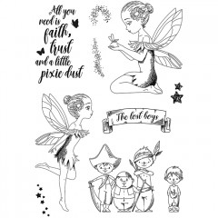 Clear Stamps - Tinker Bell and The Lost Boys