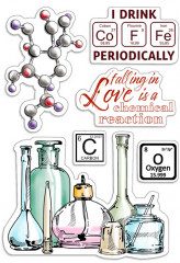 Clear Stamp Set - Chemical Reaction