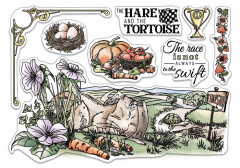 Clear Stamp Set - The Hare and the Tortoise