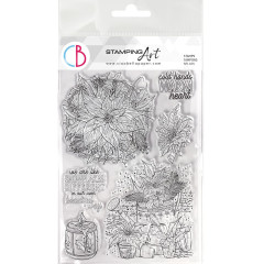 Clear Stamp Set - Poinsettia