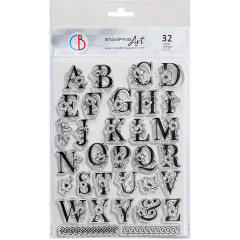 Clear Stamp Set - Floral Alphabet