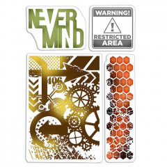 Clear Stamps - Never Mind