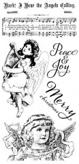 Clear Stamps Angel and Music